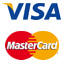 We accept Visa and MasterCard